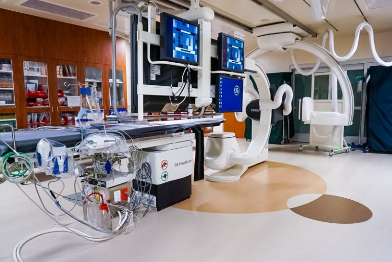 commercial flooring design - PLH Cath Lab