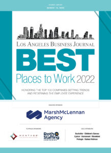 Universal Metro Named one of the Places to Work LA Business Journal cover page