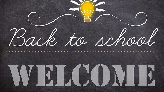 Back to School Welcome sign