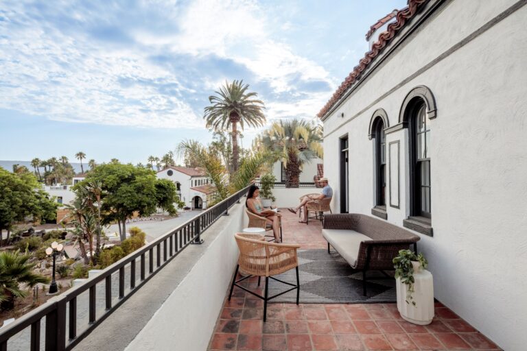 Murrieta hot springs balcony