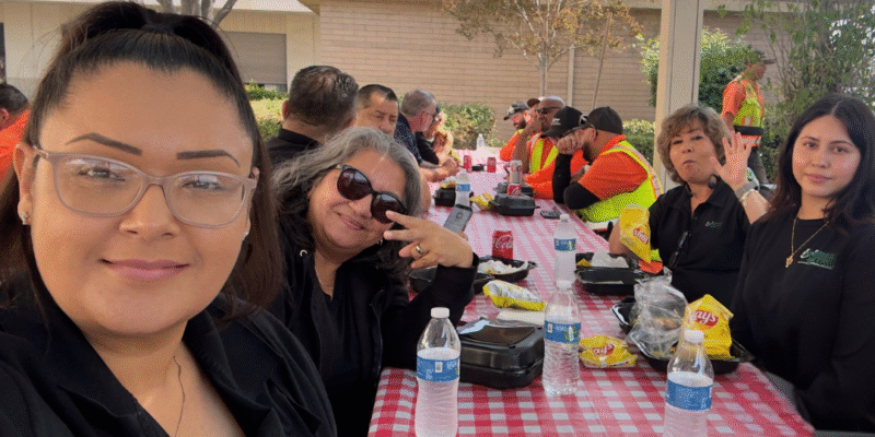 Universal Metro Joins The Santa Fe Springs Community Event For A Cause 1 Pastrami Lunch Group Pic at Santa Fe Springs